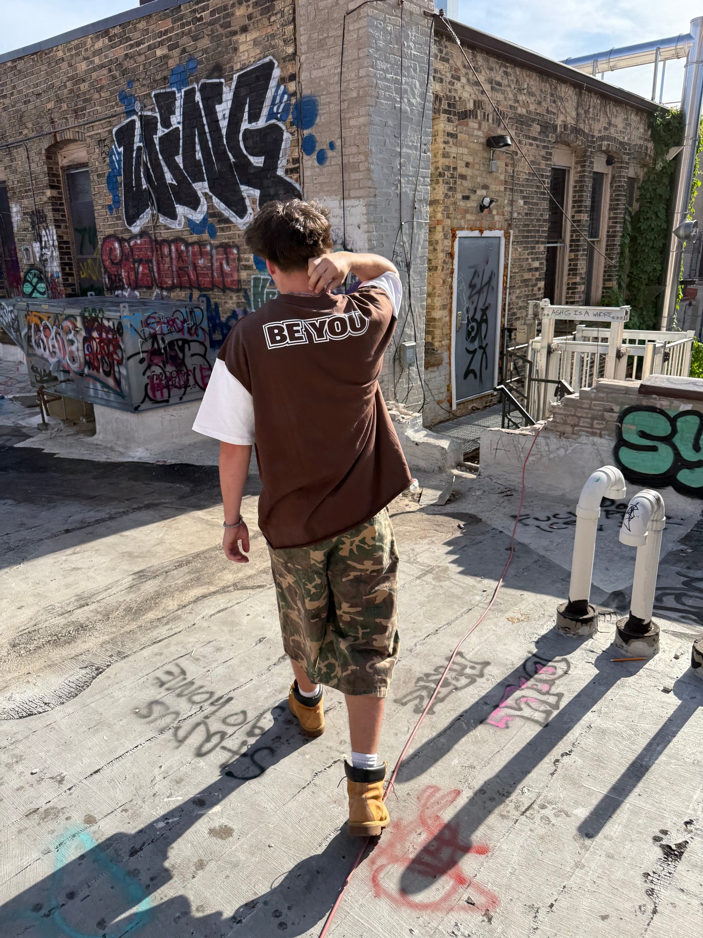 Vivid Thoughts "Be You" Oversized T