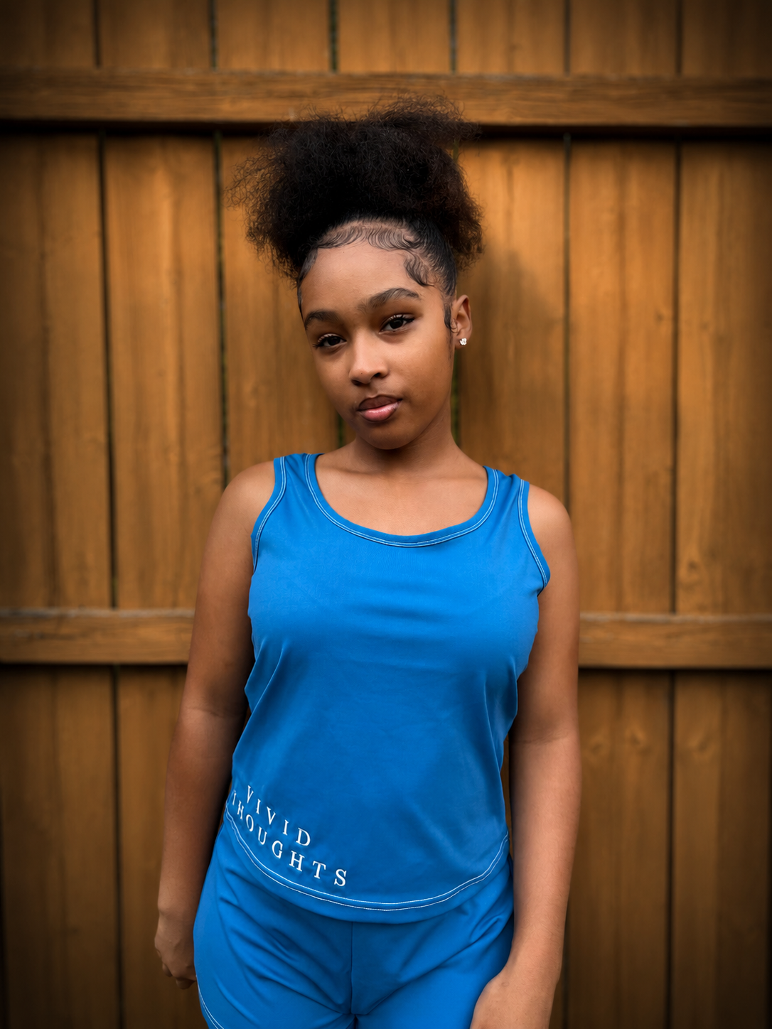 Womens Blue Two Piece Set